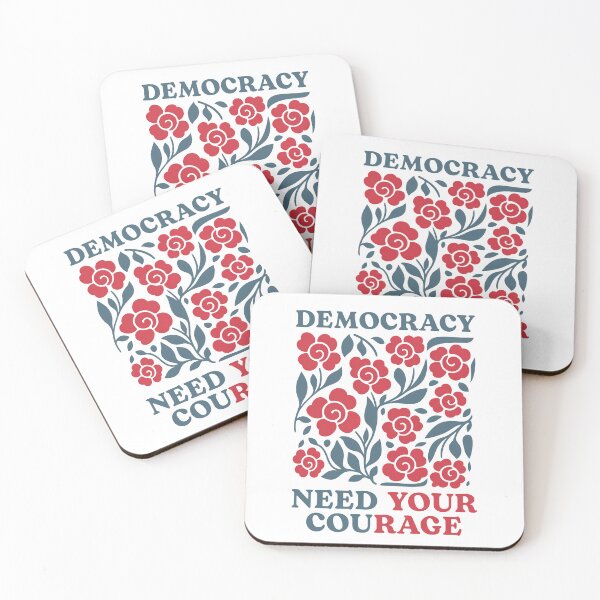 Item preview, Democracy Needs Your Courage designed and sold by Hedoraxe.