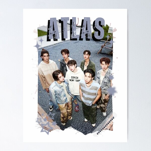 Item preview, ATLAS Thailand Pop Group Music Stars Tpop Thai Pop Colorful Music Celebration designed and sold by AJUNICE STUDIO.