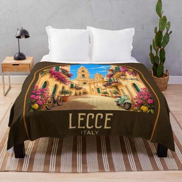 Item preview, Lecce Vintage Travel Illustration designed and sold by HomeLivingCo.