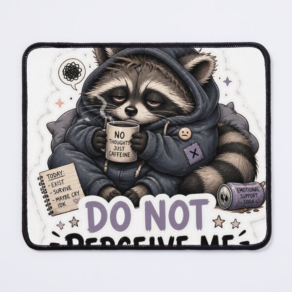 Item preview, Do Not Perceive Me Funny Introvert Meme Sticker designed and sold by Sticker Sprout.