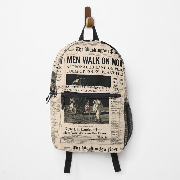 Item preview, Moon Landing: Breaking News designed and sold by Abeshinobi.