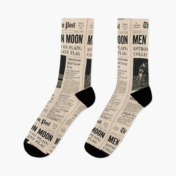 Item preview, Moon Landing: Breaking News designed and sold by Abeshinobi.