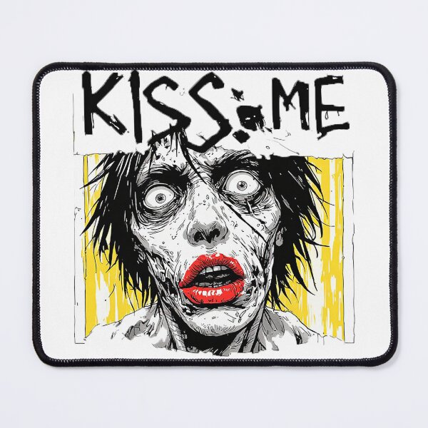 Item preview, Kiss Me Zombie Horror Funny Dark Art designed and sold by ChaoticZenStudio.