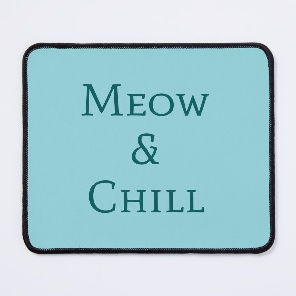 Item preview, Meow & Chill Cat Lover Design Shirt designed and sold by WoodPress.