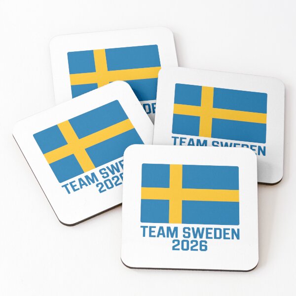 Item preview, Team Sweden 2026 Fan Flag T-Shirt V11 designed and sold by DBWStudios.