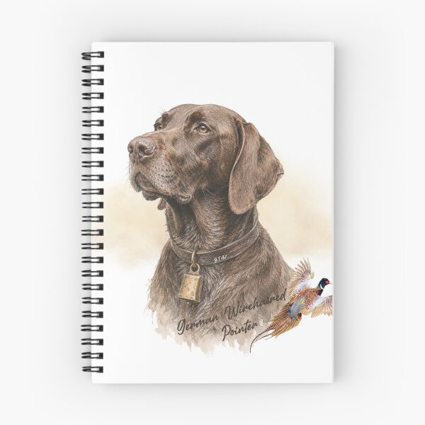 Item preview, Field & Feather – German Shorthaired Pointer with Pheasant designed and sold by TammyHunterArt.