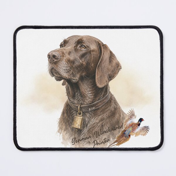 Item preview, Field & Feather – German Shorthaired Pointer with Pheasant designed and sold by TammyHunterArt.