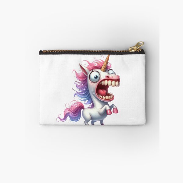 Item preview, Hilarious Exaggerated Unicorn Cartoon Illustration designed and sold by LunaPixelStudio.