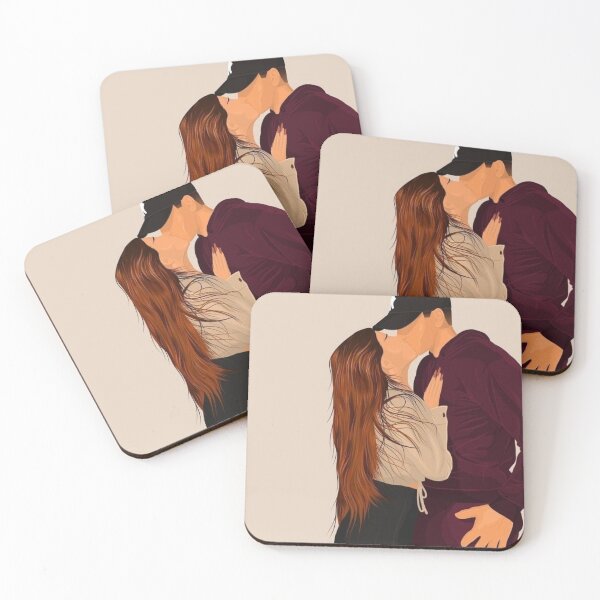 Item preview, Passionate Kiss Couple Art designed and sold by     Pink Chaos Club.
