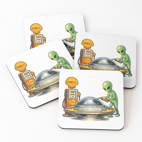Item preview, Shell Gas Station, Science Fiction Shell Gas Station designed and sold by maximinano100k.