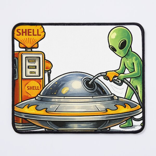 Item preview, Shell Gas Station, Science Fiction Shell Gas Station designed and sold by maximinano100k.