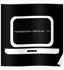 Computer genius Poster
