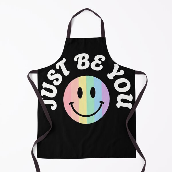 Item preview, Just Be You Pastel Rainbow Retro Smiley Face designed and sold by TeNovaStudio.
