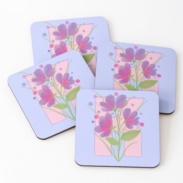 Item preview, Flowery Letter K designed and sold by CharlottePlaceArt.
