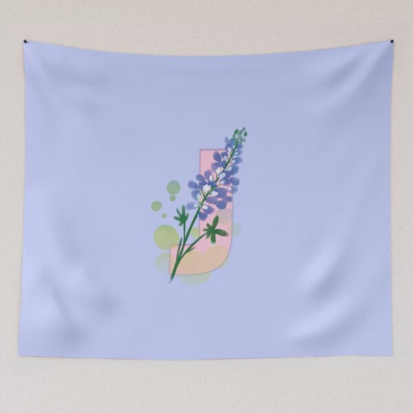 Item preview, Flowery Letter J designed and sold by CharlottePlaceArt.