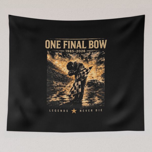 Item preview, RIP Rowdy Kyle Busch Legend One Final Bow Racing Fan Art designed and sold by CrossKateOne.