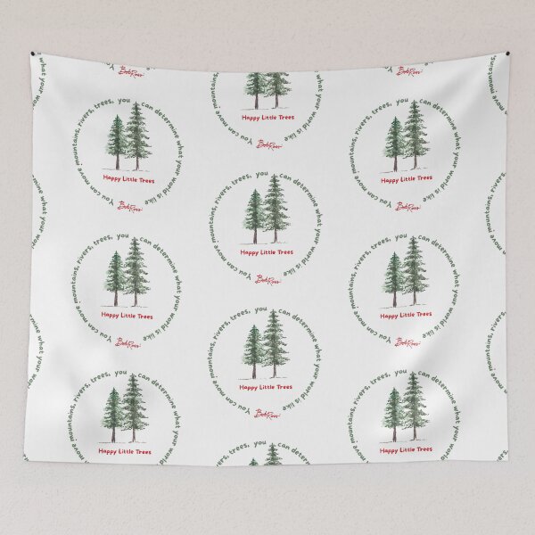 Item preview, You can move mountains - Happy Little Trees Bob Ross Fan Art  designed and sold by woolcos.