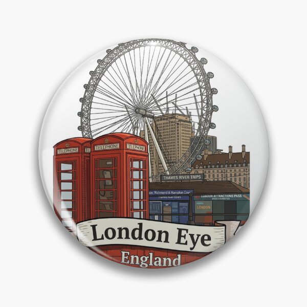 Item preview, London Eye - Travel Art designed and sold by maximinano100k.