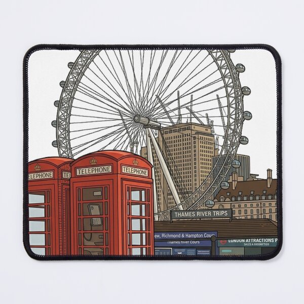 Item preview, London Eye - Travel Art designed and sold by maximinano100k.