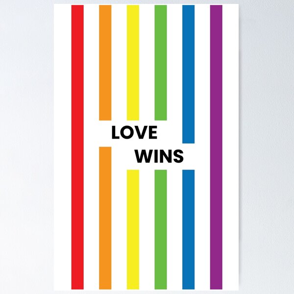 Item preview, Love Wins Rainbow Pride Phone Case - LGBTQ Flag Minimalist Equality Gift designed and sold by PharaonicArtist.