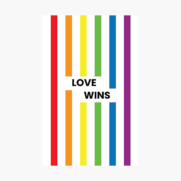 Item preview, Love Wins Rainbow Pride Phone Case - LGBTQ Flag Minimalist Equality Gift designed and sold by PharaonicArtist.