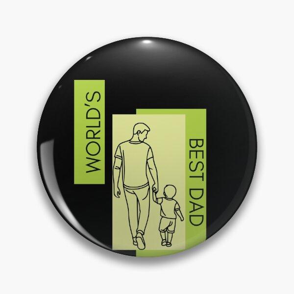 Item preview, Worlds Best Dad Line Art Father and Son designed and sold by Rhodes Shop.