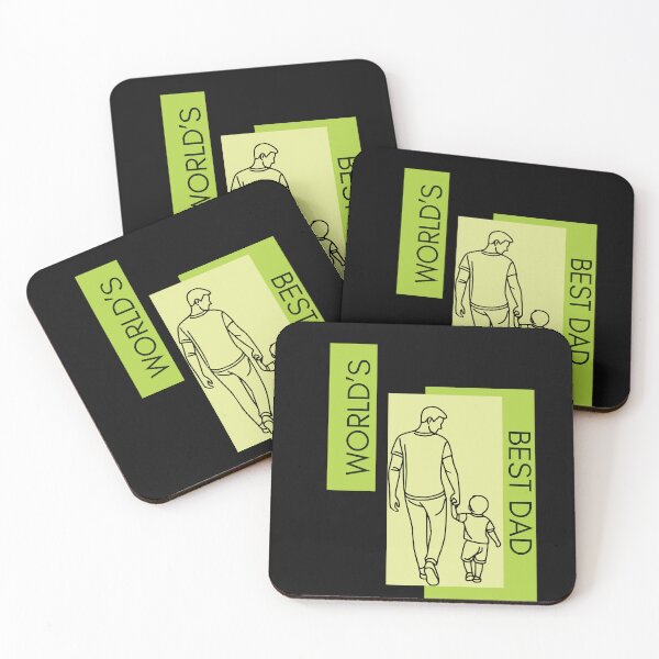 Item preview, Worlds Best Dad Line Art Father and Son designed and sold by Rhodes Shop.