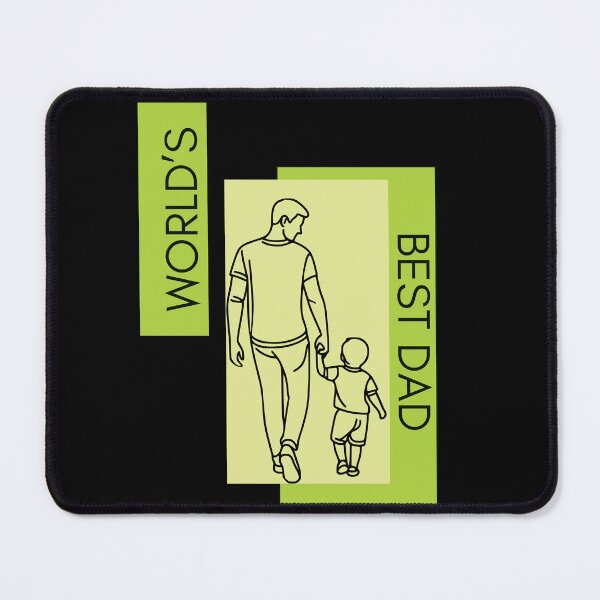 Item preview, Worlds Best Dad Line Art Father and Son designed and sold by Rhodes Shop.