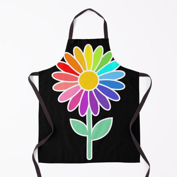Item preview, Retro Rainbow Daisy Flower Vintage 70s Floral designed and sold by TeNovaStudio.