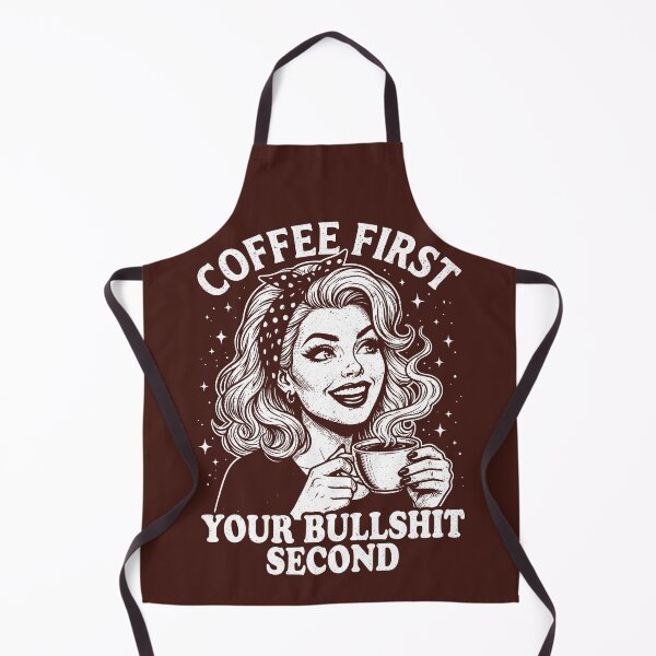 Item preview, Coffee First Sarcastic Housewife Coffee Lover Retro   designed and sold by Y-Vibes.