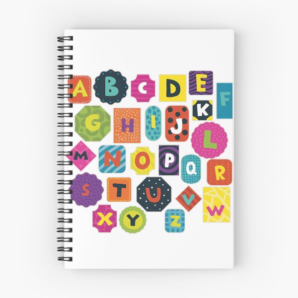 Item preview, Cute Kawaii Alphabet Sticker Sheet Colorful Kids Pop Art Letters Pack designed and sold by DesignArtist.ia.