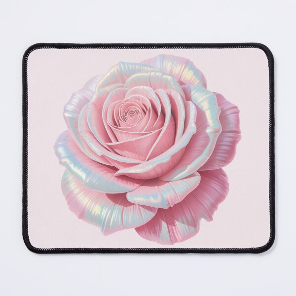 Item preview, Metallic Pink Rose in Full Bloom - Elegant Floral Art designed and sold by NatArtSA.