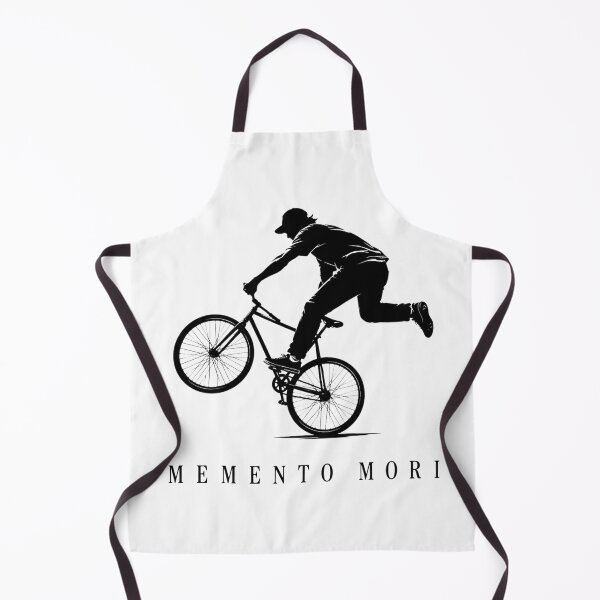 Item preview, BMX Memento Mori Stoic Extreme Sports Silhouette designed and sold by bosamji.