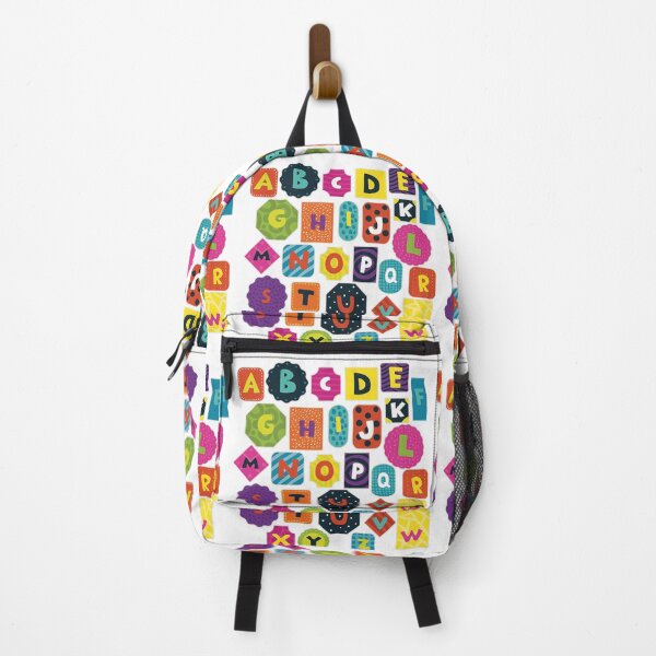 Item preview, Cute Kawaii Alphabet Sticker Sheet Colorful Kids Pop Art Letters Pack designed and sold by DesignArtist.ia.