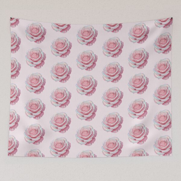 Item preview, Metallic Pink Rose in Full Bloom - Elegant Floral Art designed and sold by NatArtSA.