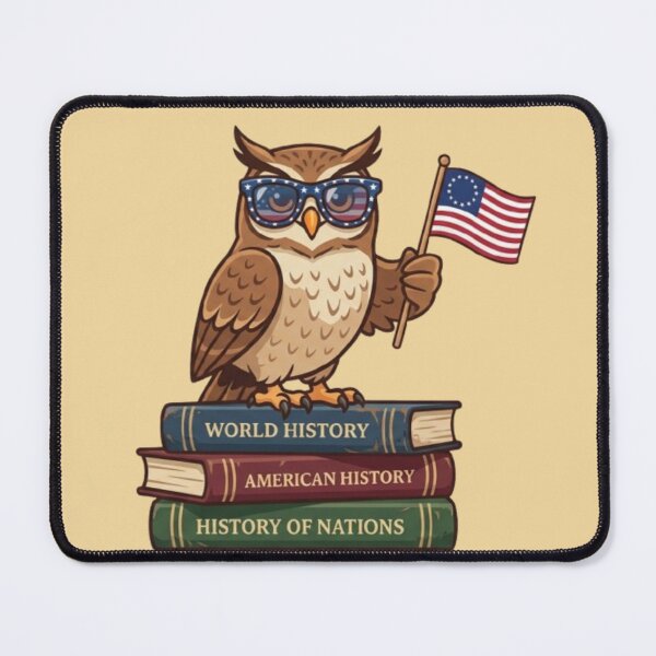 Item preview, Patriotic Owl – Funny History Lover Design (250 Years of America) designed and sold by Dogandesighn.