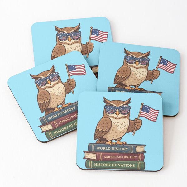 Item preview, Patriotic Owl – Funny History Lover Design (250 Years of America) designed and sold by Dogandesighn.