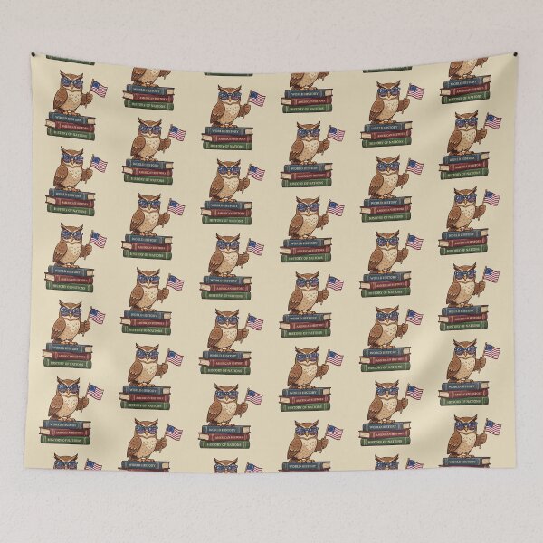 Item preview, Patriotic Owl – Funny History Lover Design (250 Years of America) designed and sold by Dogandesighn.