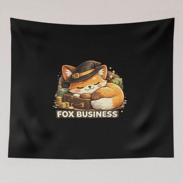 Item preview, Fox Business Funny Cute Sleepy Rich Fox Entrepreneur designed and sold by Hobby-up.