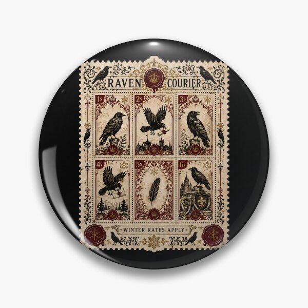 Item preview, Raven Post Stamp Sheet designed and sold by agearb.