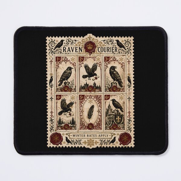 Item preview, Raven Post Stamp Sheet designed and sold by agearb.