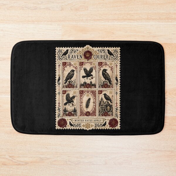 Item preview, Raven Post Stamp Sheet designed and sold by agearb.