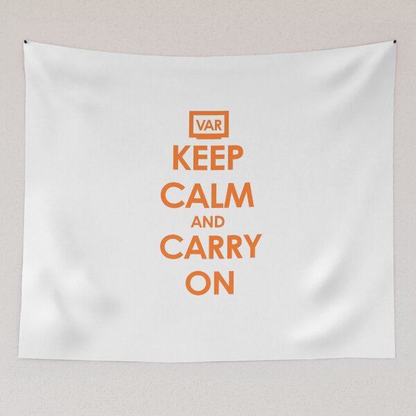 Item preview, VAR, Keep Calm and Carry On with Video Assistant Referee designed and sold by mrsupicku.