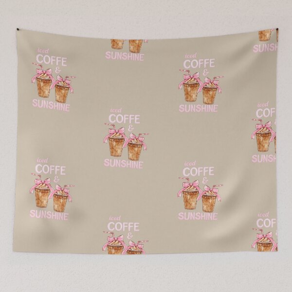 Item preview, Iced Coffee and Sunshine Classic T Shirt designed and sold by Lulu Shop.