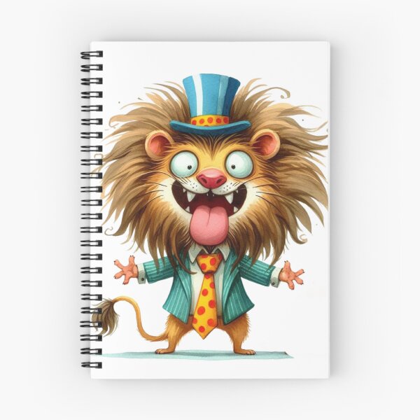 Item preview, Whimsical Lion in Suit and Top Hat Cartoon Illustration designed and sold by LunaPixelStudio.