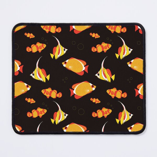 Item preview, Tropical Fishes Orange Red Fish Pattern designed and sold by CreativeBridge.
