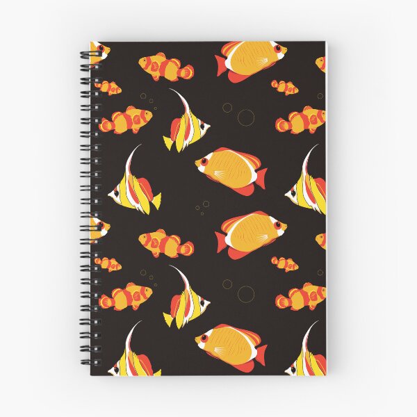 Item preview, Tropical Fishes Orange Red Fish Pattern designed and sold by CreativeBridge.