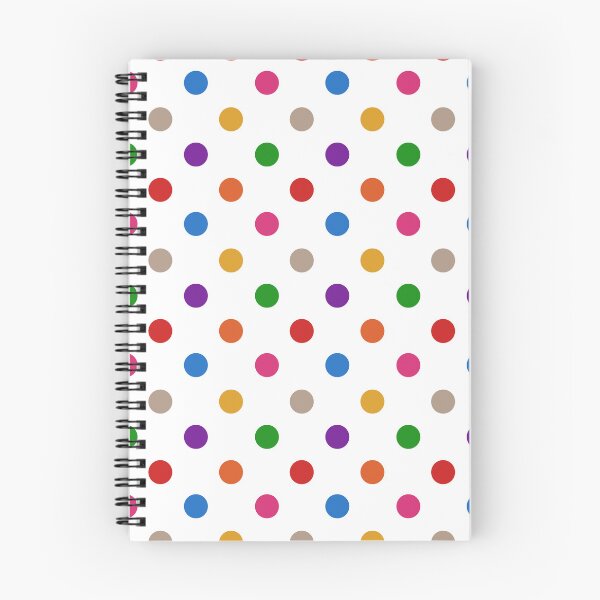 Item preview, Colorful Polka Dots Pattern Design On White  designed and sold by PatternTitan.