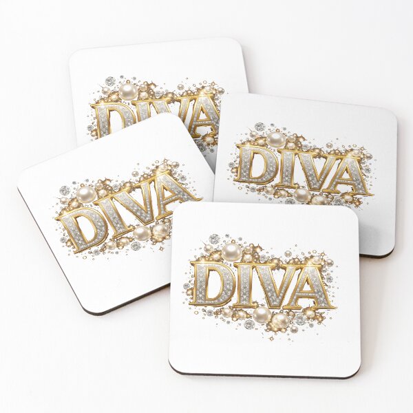 Item preview, Luxury Diva Gold Typography | Glam Glitter Queen Statement Design designed and sold by reanacreations.