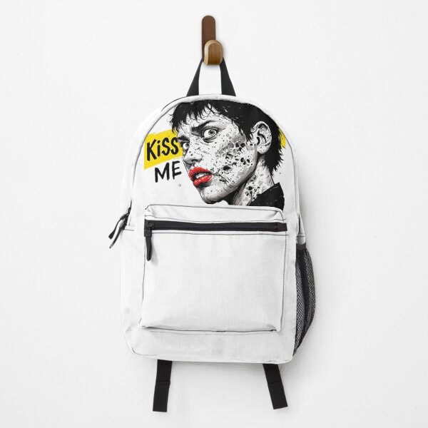 Item preview, Kiss Me Zombie Girl Red Lips Dark Comic Art designed and sold by ChaoticZenStudio.